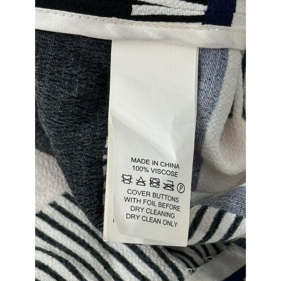 Kate Spade Sleeveless Stripe Tie Back Pocket Dress Size 2 - Picture 4 of 11